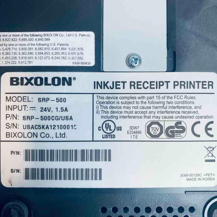 Bixolon Inkjet Thermal Receipt Printer Printers Bixolon
