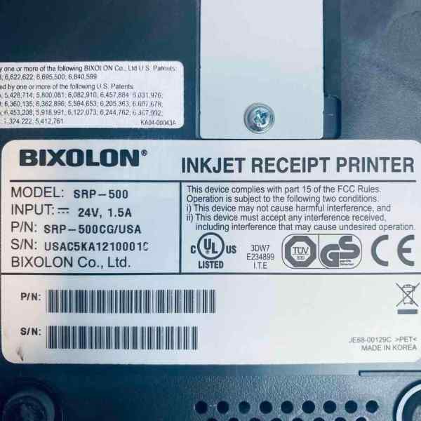 Bixolon Inkjet Thermal Receipt Printer Printers Bixolon