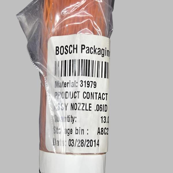 Bosch Vial Filling Nozzle 1.6 mm ID with Barbed Connector 150 mm 2 Nozzles Other Bosch