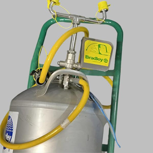 Bradley Portable Pressurized Eyewash Tank 15 Gal with Drench Hose Lab Equipment::Other Lab Equipment Bradley