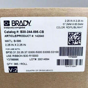 Brady Roll of 365 Labels - 2.25 x 2.25" - Indoor/Outdoor Vinyl Label Other Medical & Lab Equipment Brady