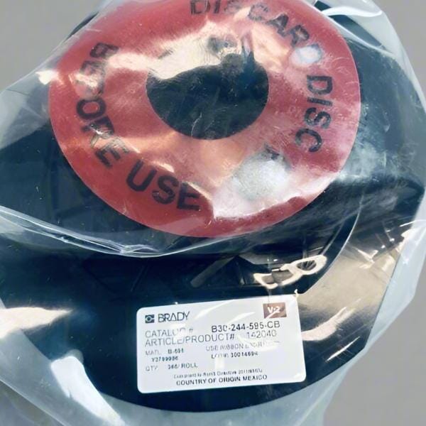 Brady Roll of 365 Labels - 2.25 x 2.25" - Indoor/Outdoor Vinyl Label Other Medical & Lab Equipment Brady