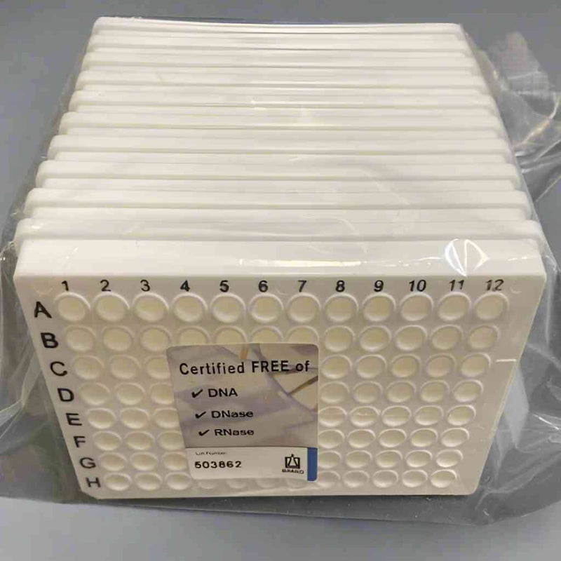 Brand Microplate 96 Well Skirted White Sealed 25 Plates Petri Dishes/Culture Plates Brand Life Science