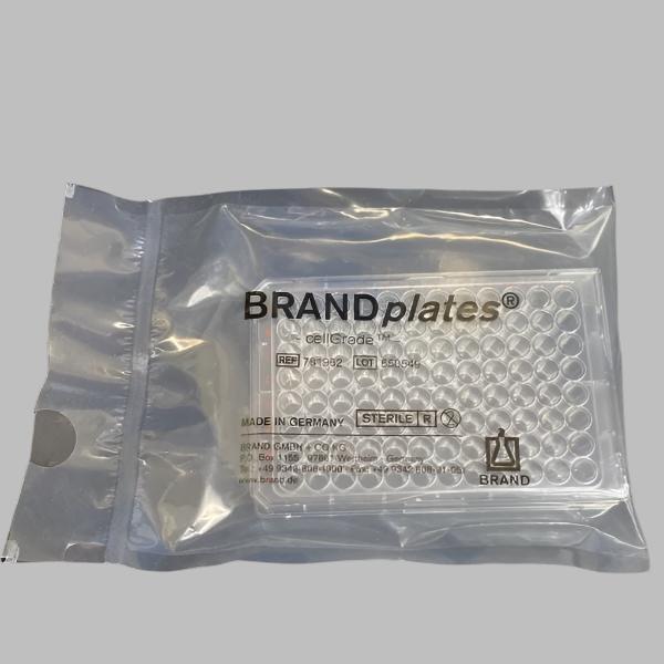 BrandTech Microplate with Lid 96 Well Skirted Indv Sealed 21 Plates Lab Consumables::Storage and Culture Plates BrandTech