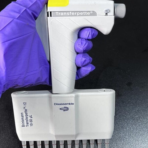 Brinkman Transferpette-12 Pipette 50 ul 12 Channel Pipettes & Pipette Tips Brinkman