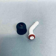 Buchi Bent Hose Barb Set GL14 Silicone Seal Lot of 6 Hose Barbs Other BUCHI