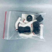 Buchi Bent Hose Barb Set GL14 Silicone Seal Lot of 6 Hose Barbs Other BUCHI