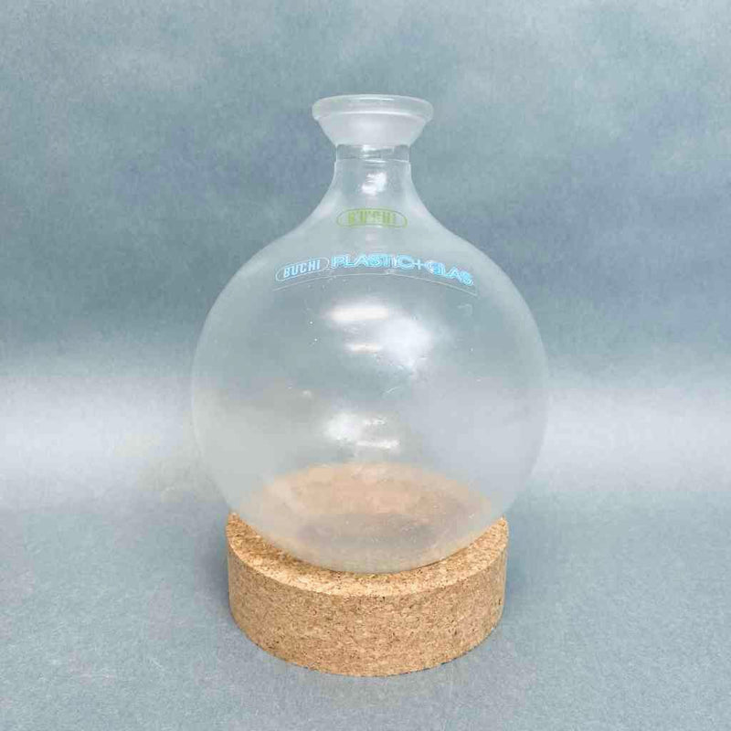 Buchi Round Bottom P+G Coating Flask 1000 ml 35/25 Socket Joint Lot of 2 Flasks Jointed Glassware BUCHI