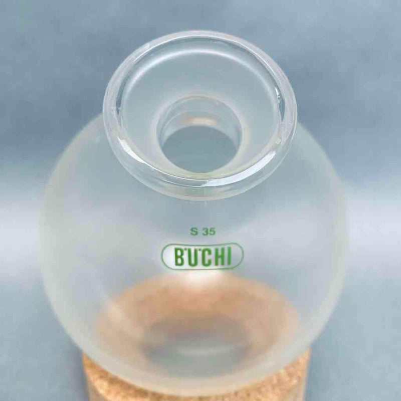 Buchi Round Bottom P+G Coating Flask 1000 ml 35/25 Socket Joint Lot of 2 Flasks Jointed Glassware BUCHI