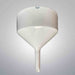 Buchner Funnel 2000 ml Porcelain with 186 mm Plate Diameter CoorsTek Funnels CoorsTek