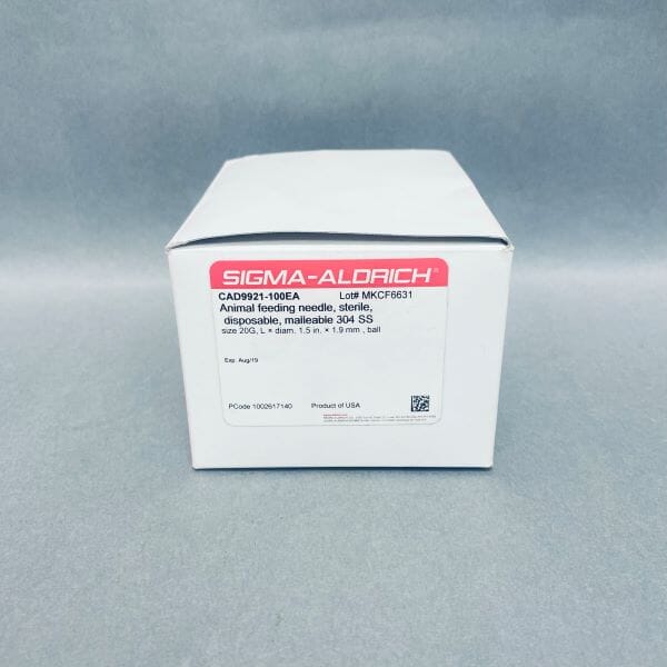 Cadence Animal Feeding Needle 20G Malleable 304 Stainless Steel 19 Packs of 5 - 95 Needles Total Animal Science Cadence Science