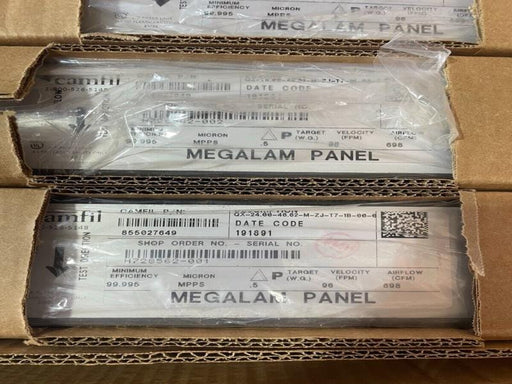 Camfil Megalam Panel Filter H14 698 CFM 47 x 24 x 3 in. Filters Camfil