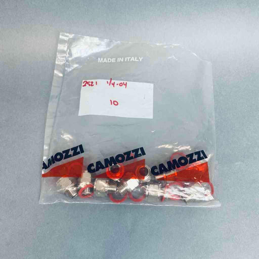 Camozzi 1/4-04 Adapter Fitting 1/4 in. NPT Pack of 9 Fittings Other Fittings & Adapters Camozzi