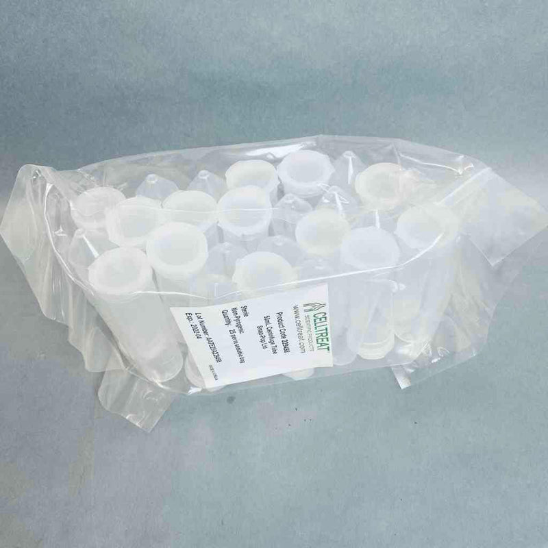 Celltreat Centrifuge Tube 50 ml Snap Pop Lid Sterile Case of 500 Tubes Centrifuge Tubes Celltreat
