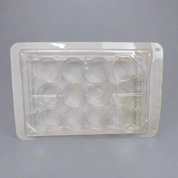 Celltreat Microplate 12 Wells Case of 50 Culture Microplates with Lids Lab Consumables::Storage and Culture Plates CELLTREAT