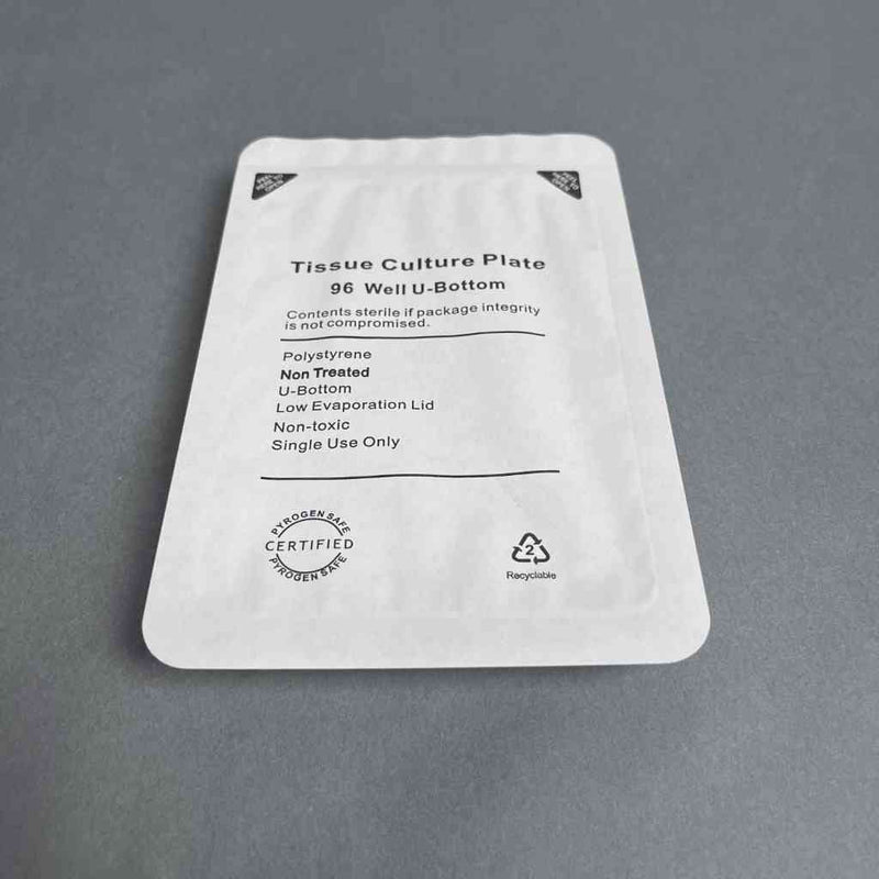 CELLTREAT Microplate with Lid 96 Well 300 ul PS Pack of 50 Plates Microplates Celltreat