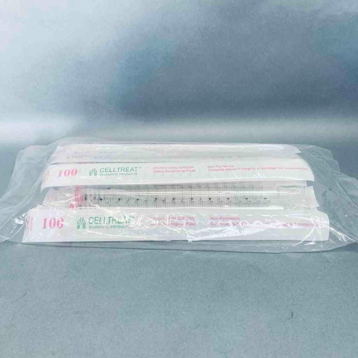 CellTreat Serological Pipette 100 ml Individually Wrapped Total of 50 Pipets Pipets & Pipette Tips Celltreat