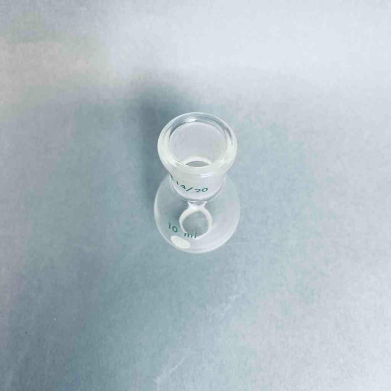 Chemglass 10 ml Heavy Wall Recovery Flask 14/20 Outer Joint - Lot of 5 Flasks Jointed Glassware Chemglass