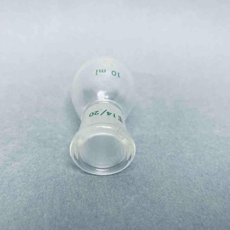 Chemglass 10 ml Heavy Wall Recovery Flask 14/20 Outer Joint - Lot of 5 Flasks Jointed Glassware Chemglass