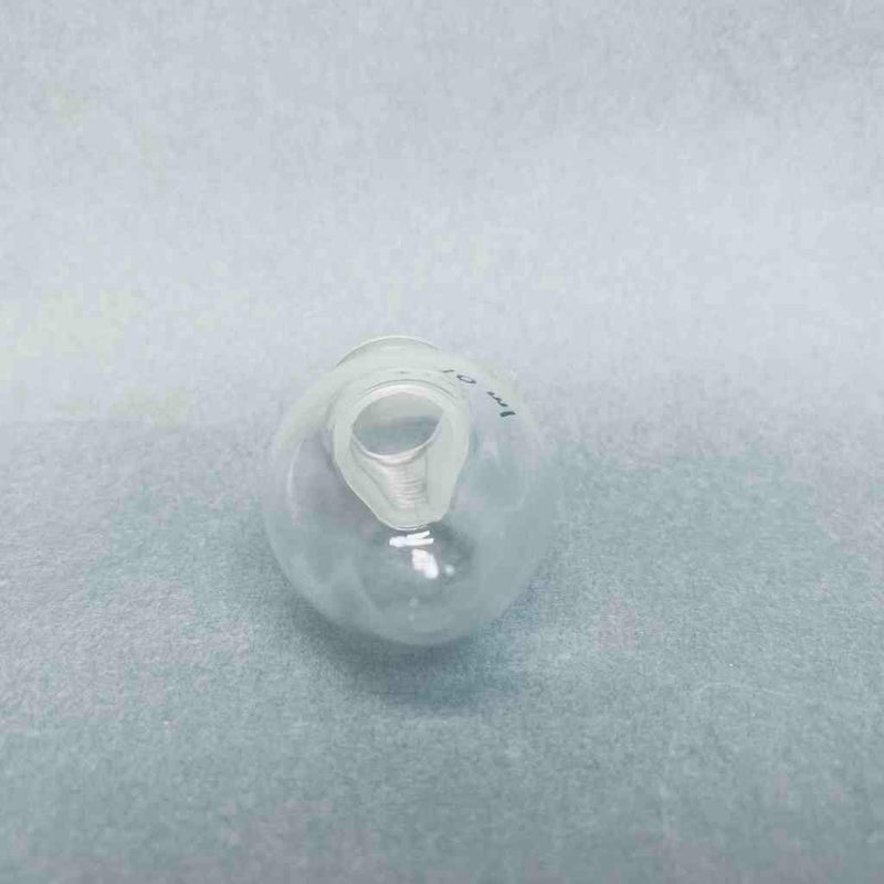 Chemglass 10 ml Pear Shaped Flasks Heavy Wall 14/20 Outer Joint - Lot of 6 Flasks Lab Flasks Chemglass