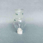 Chemglass 10 ml Pear Shaped Flasks Heavy Wall 14/20 Outer Joint - Lot of 6 Flasks Lab Flasks Chemglass