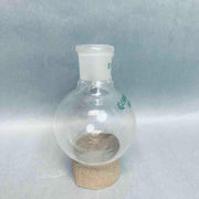 Chemglass 2 Neck Heavy Wall Round Bottom Flask 19/22 CN 14/20 SN 100 ml Angled Jointed Glassware Chemglass