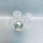 Chemglass 2 Neck Heavy Wall Round Bottom Flask 19/22 CN 14/20 SN 100 ml Angled Jointed Glassware Chemglass