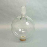 Chemglass 2000 ml Round Bottom 3 Neck Flask Heavy Wall 24/40 Standard Taper Outer Joints Glassware Chemglass