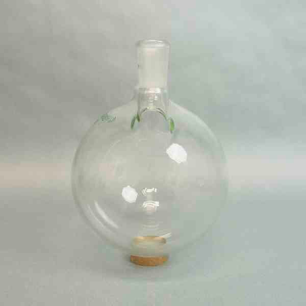 Chemglass 2000 ml Round Bottom 3 Neck Flask Heavy Wall 24/40 Standard Taper Outer Joints Glassware Chemglass