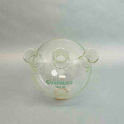 Chemglass 2000 ml Round Bottom 3 Neck Flask Heavy Wall 24/40 Standard Taper Outer Joints Glassware Chemglass