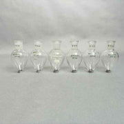 Chemglass 25 ml Pear Shaped Flask Heavy Wall 14/20 Outer Joint Set of 6 Glassware Chemglass