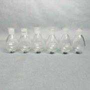 Chemglass 25 ml Single Neck Evaporating Flask 14/20 Outer Joint Set of 6 Glassware Chemglass