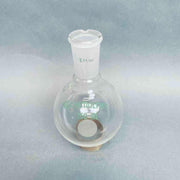 Chemglass 250 ml Single Neck Round Bottom Flask Chipped 24/40 Outer Joint - Lot of 5 Flasks Jointed Glassware Chemglass