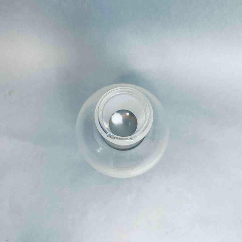 Chemglass 250 ml Single Neck Round Bottom Flask Chipped 24/40 Outer Joint - Lot of 5 Flasks Jointed Glassware Chemglass