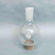 Chemglass 250 ml Single Neck Round Bottom Flask Chipped 24/40 Outer Joint - Lot of 5 Flasks Jointed Glassware Chemglass