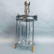 Chemglass 2L Bioreactor Vessel with Agitator Assy, Headplate, and Stand Bioreactors & Fermenters Applikon