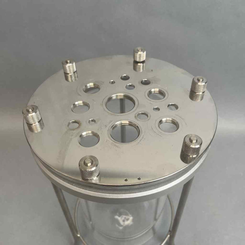 Chemglass 2L Bioreactor Vessel with Headplate and Stand Bioreactors & Fermenters Applikon