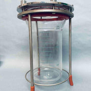 Chemglass 2L Bioreactor Vessel with Headplate and Stand Bioreactors & Fermenters Applikon