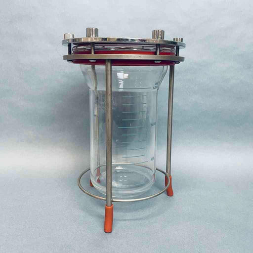 Chemglass 2L Bioreactor Vessel with Headplate and Stand Bioreactors & Fermenters Applikon