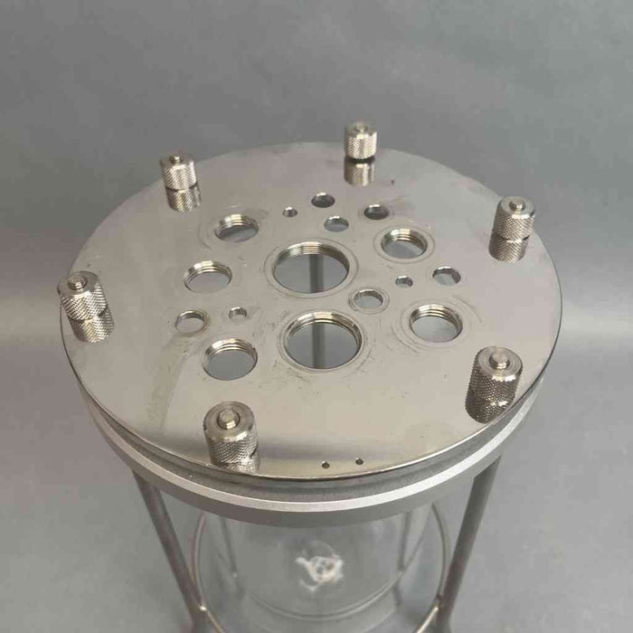 Chemglass 2L Bioreactor Vessel with Headplate and Stand Bioreactors & Fermenters Applikon