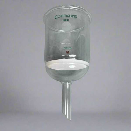 Chemglass 2L Buchner Filter Funnel Fine Frit Glassware Chemglass