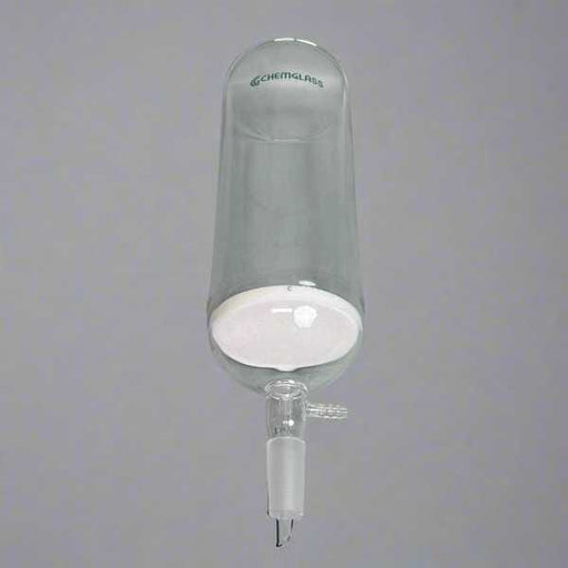 Chemglass 2L Buchner Filter Funnel Lower Vacuum Assembly Fine Frit Glassware Chemglass