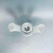 Chemglass 3-Neck Round Bottom Flask 125 ml 24/40 Joints Angled Jointed Glassware Chemglass