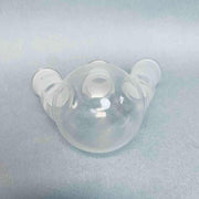 Chemglass 3-Neck Round Bottom Flask 125 ml 24/40 Joints Angled Jointed Glassware Chemglass