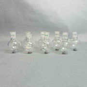 Chemglass 50 ml Round Bottom Flask 14/20 Outer Joint Set of 8 Glassware Chemglass