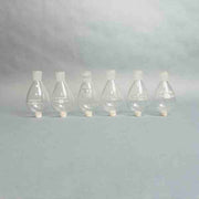 Chemglass 50 ml Single Neck Evaporating Flask 14/20 Outer Joint Set of 6 Glassware Chemglass