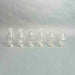 Chemglass 50 ml Single Neck Evaporating Flask 14/20 Outer Joint Set of 6 Glassware Chemglass