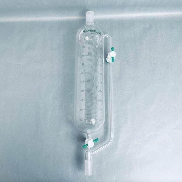 Chemglass Addition Funnel 2 L with 24/40 Joint Size Glassware Chemglass