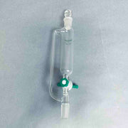 Chemglass Addition Funnel 25 ml 14/20 Joint PTFE Stopcock with 14/20 Stopper Jointed Glassware Chemglass