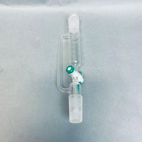 Chemglass Addition Funnel 25 ml Graduated 24/40 Joint with PTFE Stopcock Jointed Glassware Chemglass